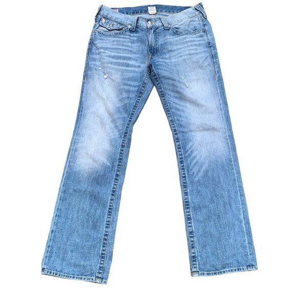 Vintage True Religion Jeans Size 36 RICKY Blue - Picture 7 of 7